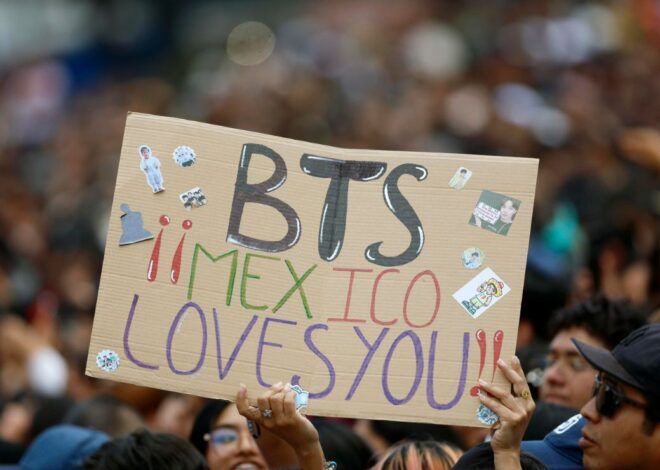 Miles de ARMY’s previo a concierto de BTS en CDMX