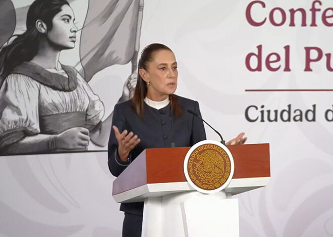 Sheinbaum niega censura tras lanzar dardo contra TV Azteca