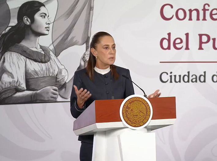Sheinbaum niega censura tras lanzar dardo contra TV Azteca