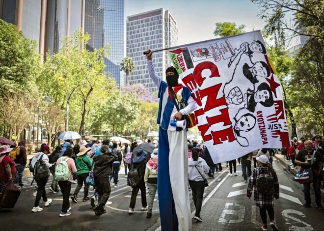 CNTE mantiene protestas en CDMX
