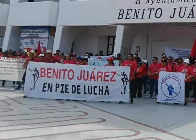 Maestros tomarán las calles de Cancún este lunes