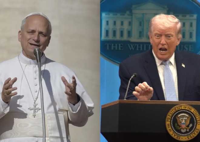 Trump arremete contra el papa León XIV por postura sobre Irán
