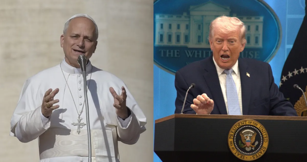 Trump arremete contra el papa León XIV por postura sobre Irán