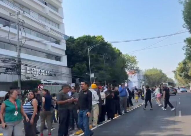 Sismo magnitud 5.6 remece centro y sur de México