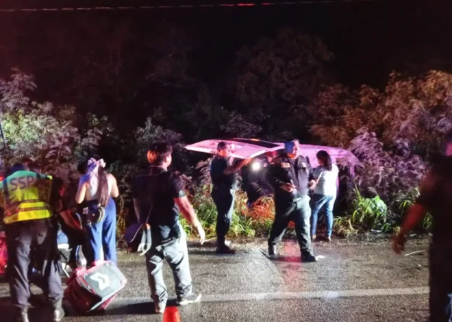 Choque en la carretera Mérida-Tizimín deja 17 heridos
