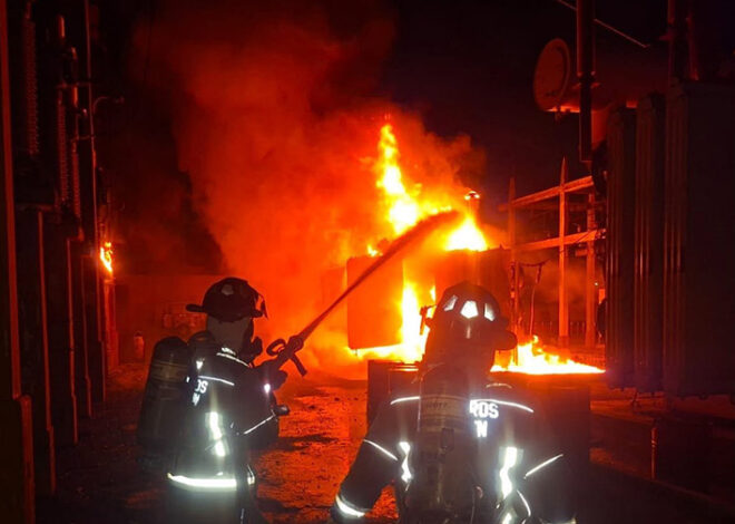 Esperan peritaje para aclarar causas del fuego en instalaciones de CFE en Cancún