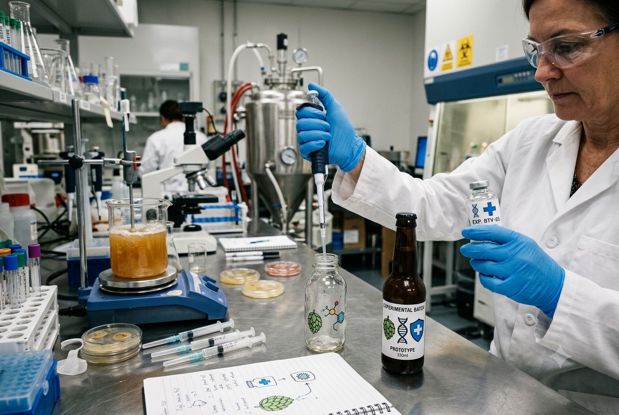 Cerveza experimental busca funcionar como una vacuna