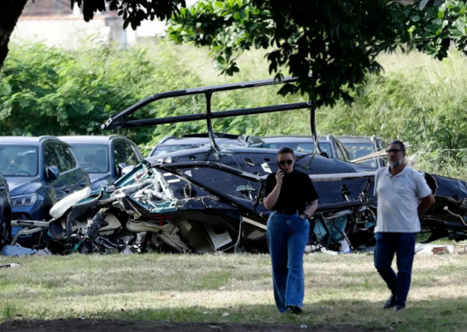 Autoridades de Río de Janeiro buscan al propietario de uno de los helicópteros siniestrados