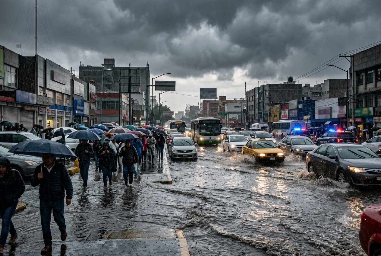 Protección Civil alerta por lluvias intensas en gran parte del país