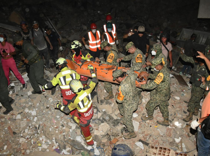 Ejército Mexicano rescata con vida a niño atrapado en Venezuela