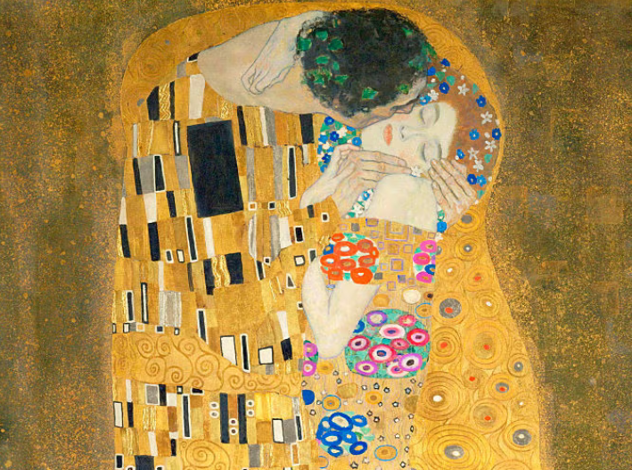Roban versión digital de la famosa obra “El beso” de Klimt en Viena