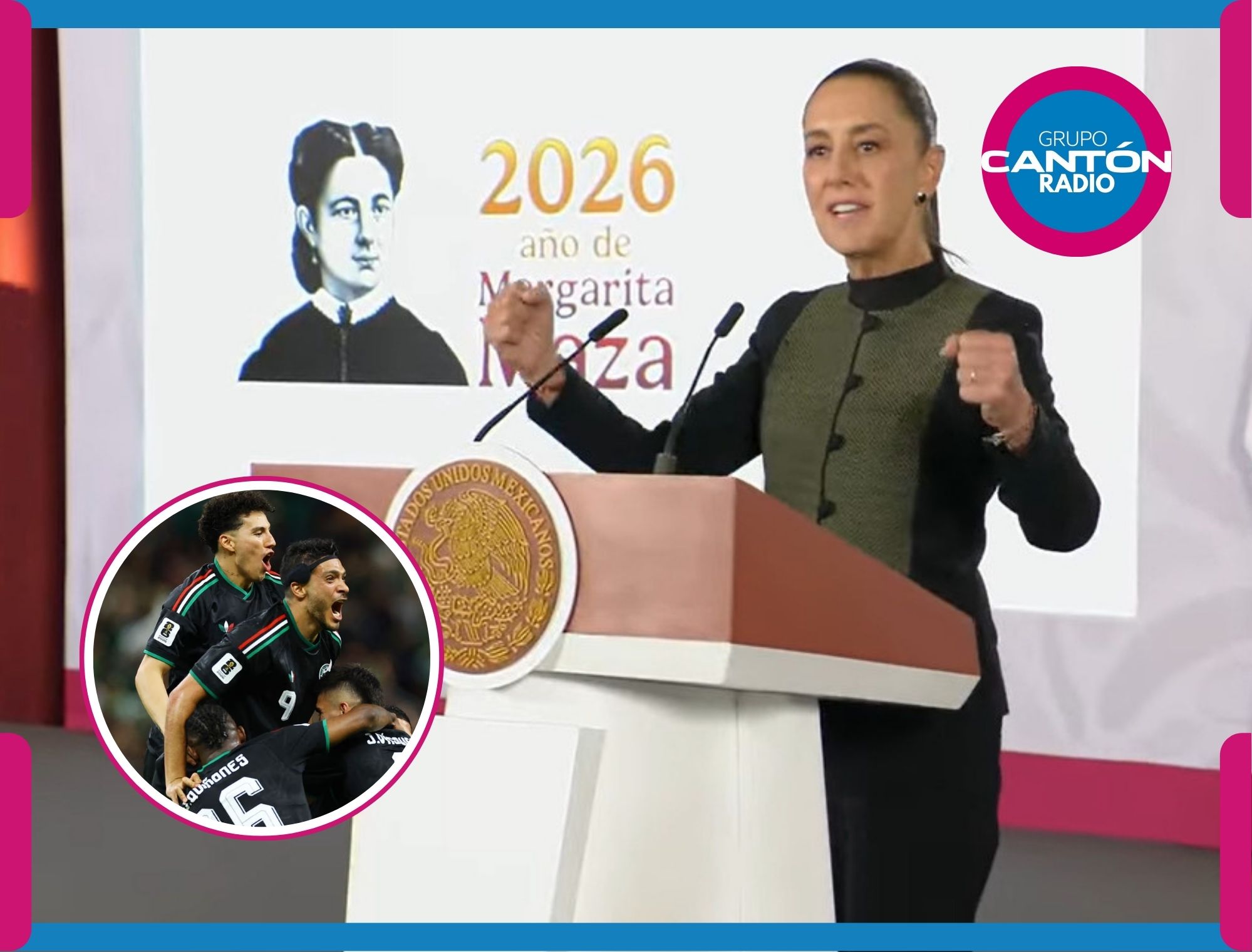 Sheinbaum lanza su pronóstico: “México va a ganar”