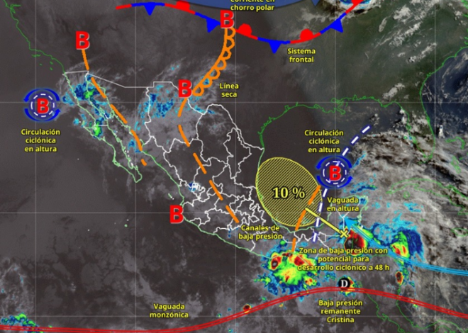 Quintana Roo bajo alerta por lluvias intensas y fuerte oleaje