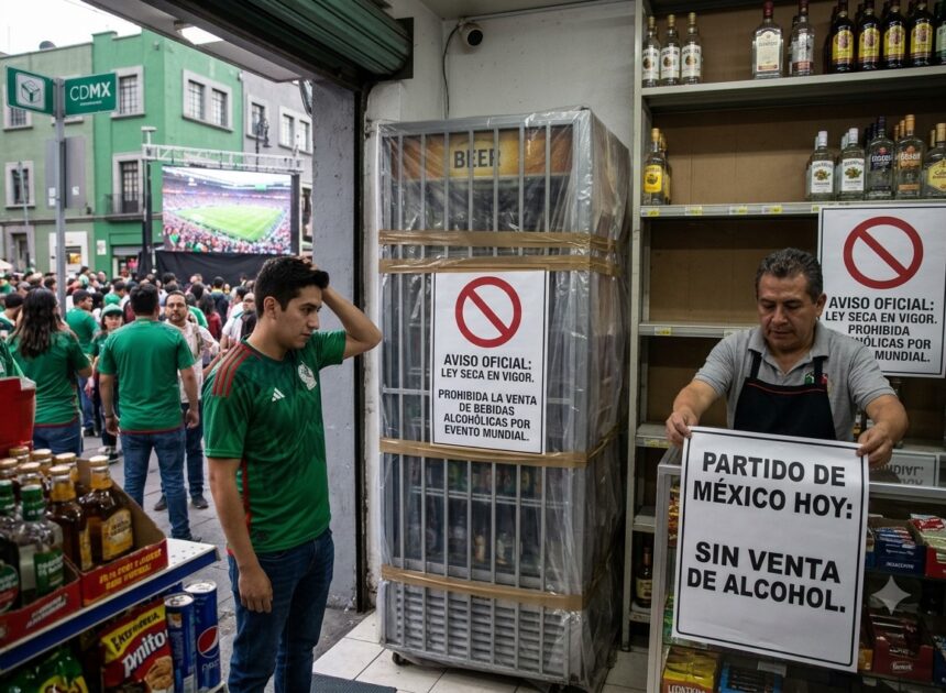 ¡Ni una chela! CDMX activa Ley Seca por el México vs República Checa