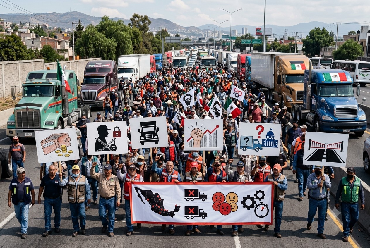 Transportistas convocan a protestas nacionales por falta de atención a sus demandas