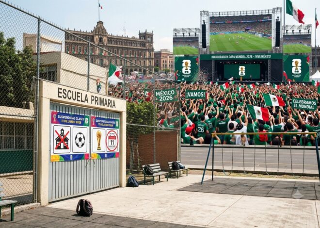 Suspenden clases en varios estados por inauguración del Mundial 2026