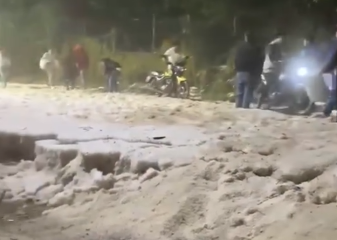 Granizada colapsa Cuajimalpa; reportan inundaciones, vehículos atrapados y caos vial