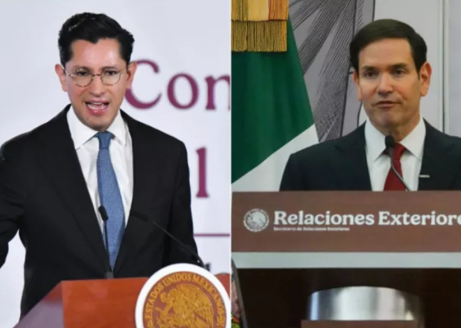 México y Estados Unidos difieren sobre contenido de llamada entre Roberto Velasco y Marco Rubio