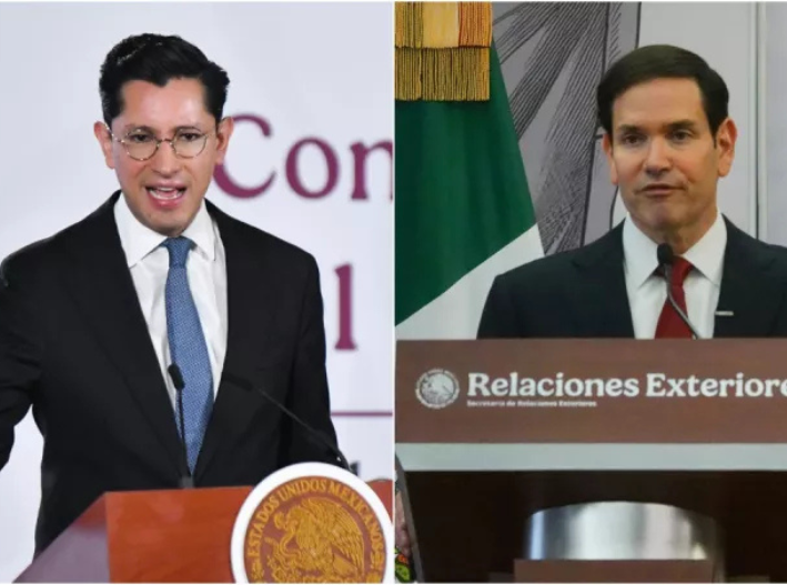 México y Estados Unidos difieren sobre contenido de llamada entre Roberto Velasco y Marco Rubio