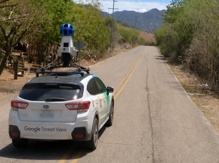 Google Maps capta presunto retén en carretera de Sinaloa y las imágenes se vuelven virales