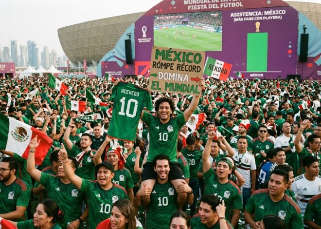 México rompe récord: su playera domina el Mundial
