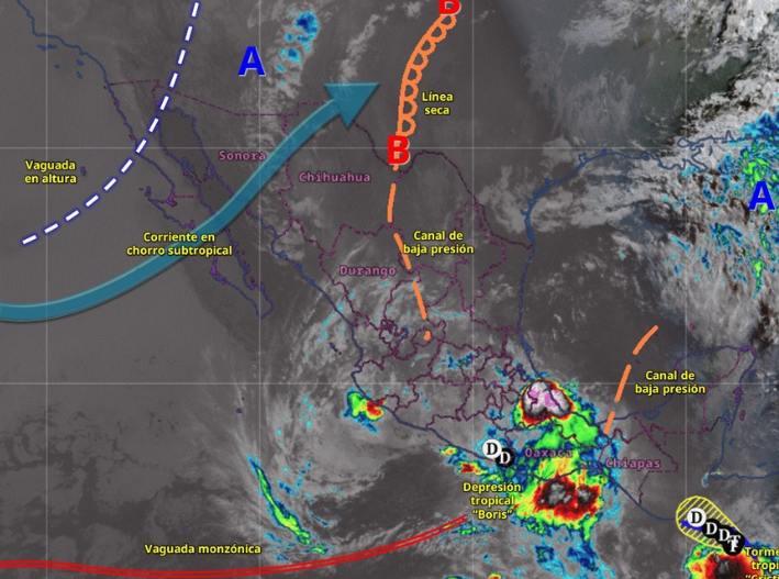 Prevén lluvias intensas en Quintana Roo este miércoles; también habrá oleaje elevado en las costas