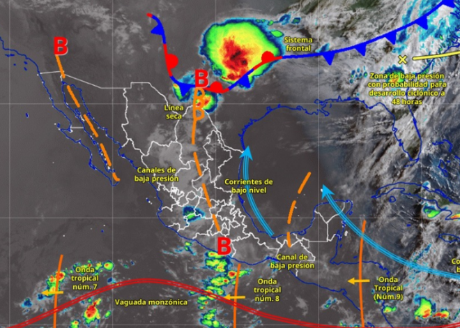 Quintana Roo tendrá lluvias aisladas, calor de hasta 40 grados y oleaje elevado este viernes