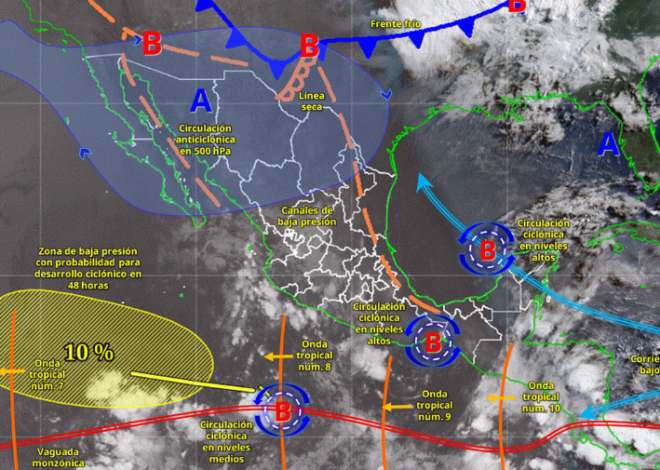 Quintana Roo inicia semana con lluvias, calor y fuertes vientos
