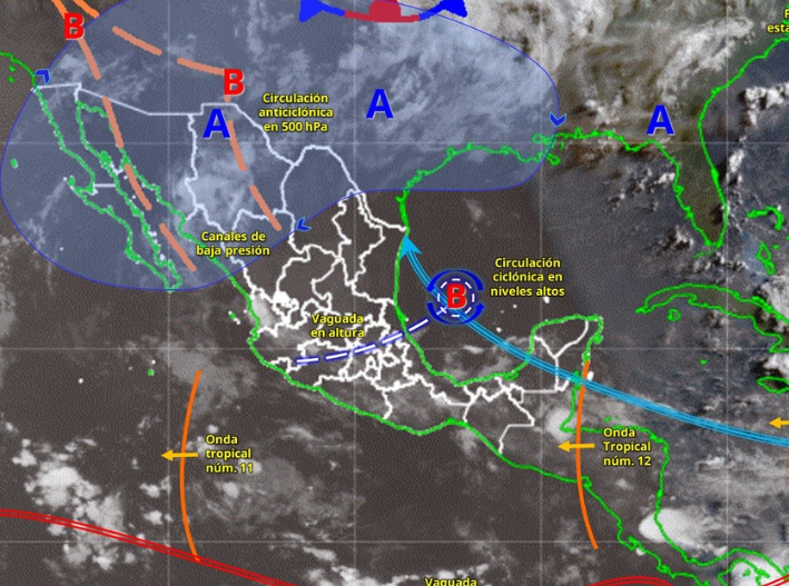 Prevén lluvias, viento y oleaje este viernes en Quintana Roo