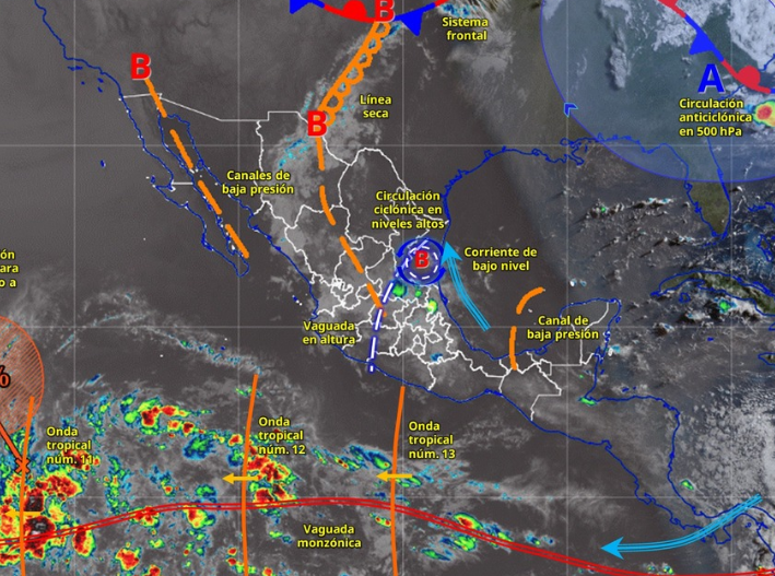 Lluvias, viento fuerte y calor marcarán este lunes en Quintana Roo