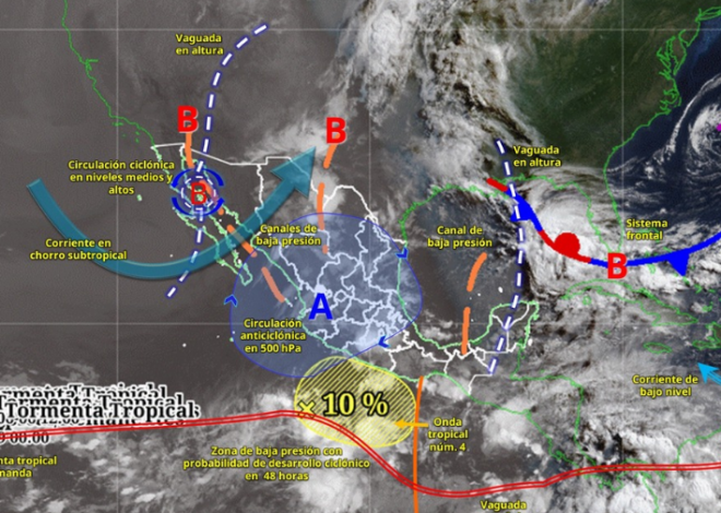 Lluvias, calor y oleaje, Quintana Roo seguirá bajo efectos del temporal; vigilan zona de baja presión en el Pacífico