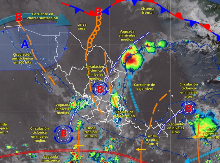 Quintana Roo tendrá lluvias fuertes, oleaje elevado y calor por inicio del verano