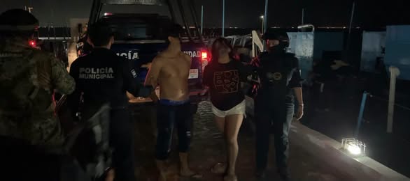 Marina traslada a tres detenidos de Isla Mujeres a Puerto Juárez