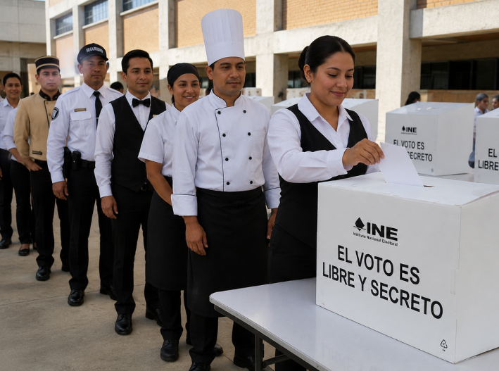 INE buscará acuerdos con empresas para facilitar el voto de trabajadores en 2027