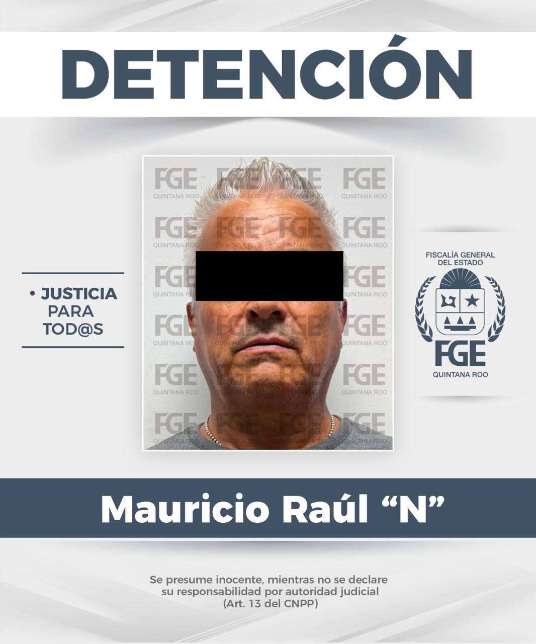 Detienen a hombre investigado por homicidio calificado en Cancún