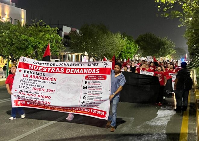 Maestros de Cancún reforzarán protestas por el paro de la CNTE