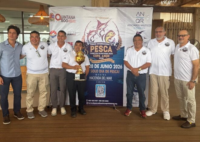 Presentan la 15ª Edición del Torneo Internacional de Pesca “Copa ANQR 2026”