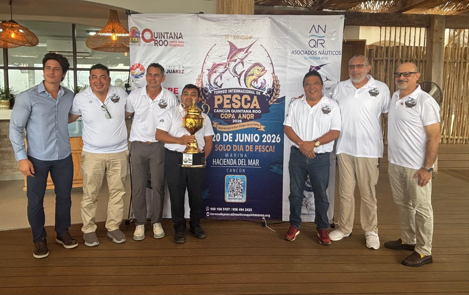 Presentan la 15ª Edición del Torneo Internacional de Pesca “Copa ANQR 2026”
