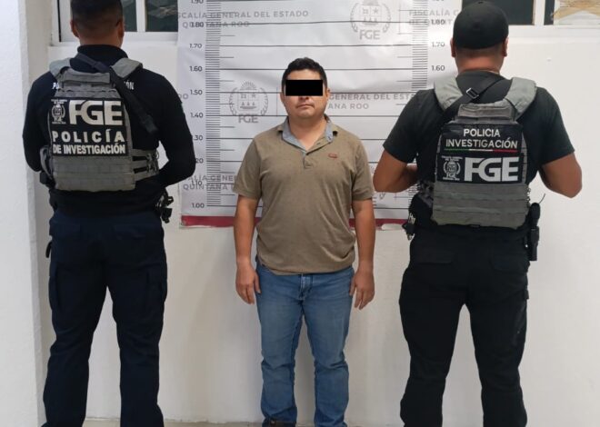 Lorenzo Miranda exfuncionario de Tulum, es detenido por presunta violencia familiar
