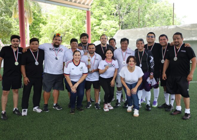 Órganos electorales de Quintana Roo celebran a los papás en mes mundialista