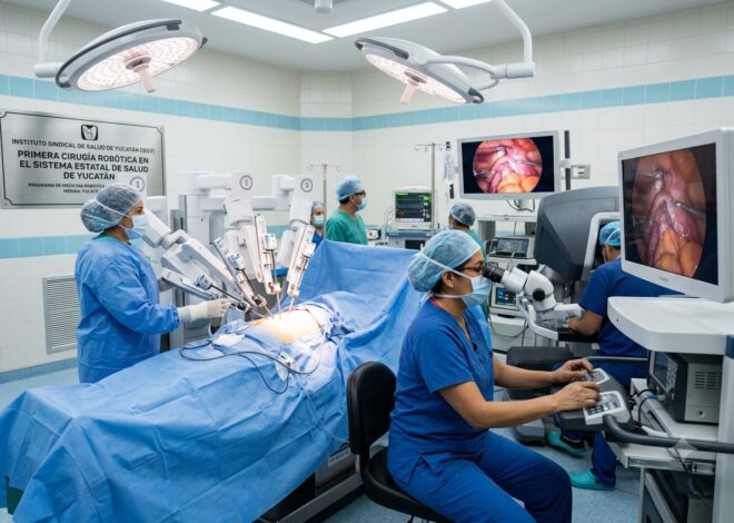 Yucatán realiza su primera cirugía robótica en el sistema público