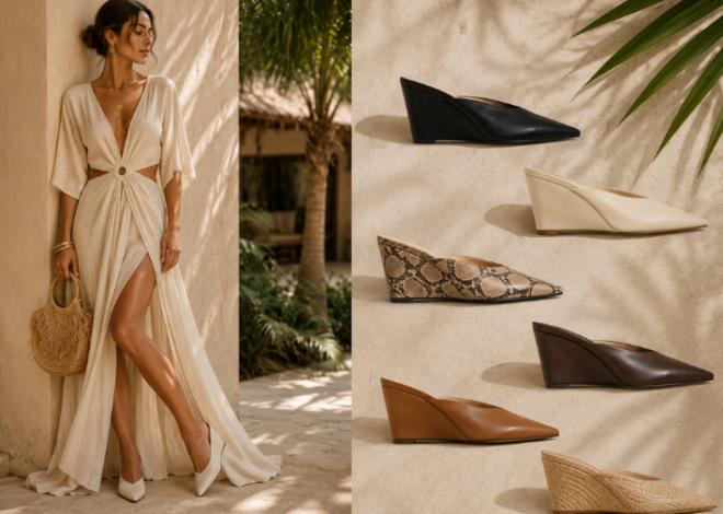 Zapatos de tacón cuña, tus grandes aliados para un elegante verano
