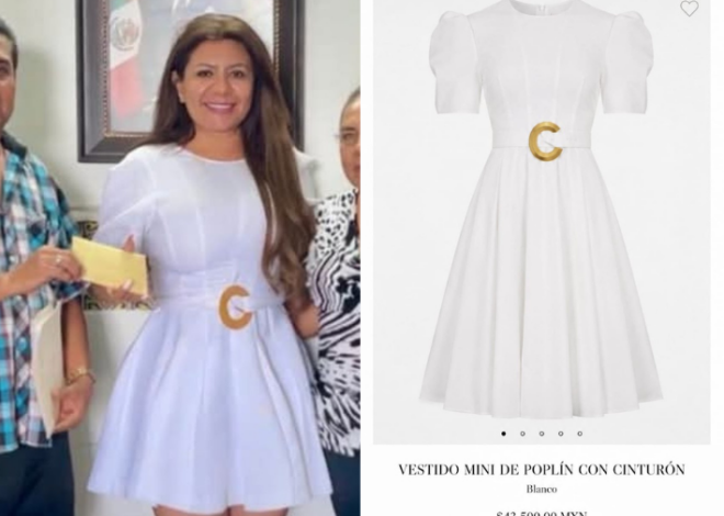 Vestido de lujo y acusaciones de opacidad colocan a alcaldesa de Acatlán en el centro de la polémica