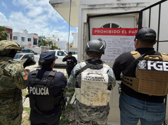 Cateos en Bacalar, Othón P. Blanco y Playa del Carmen dejan aseguramientos y detenidos