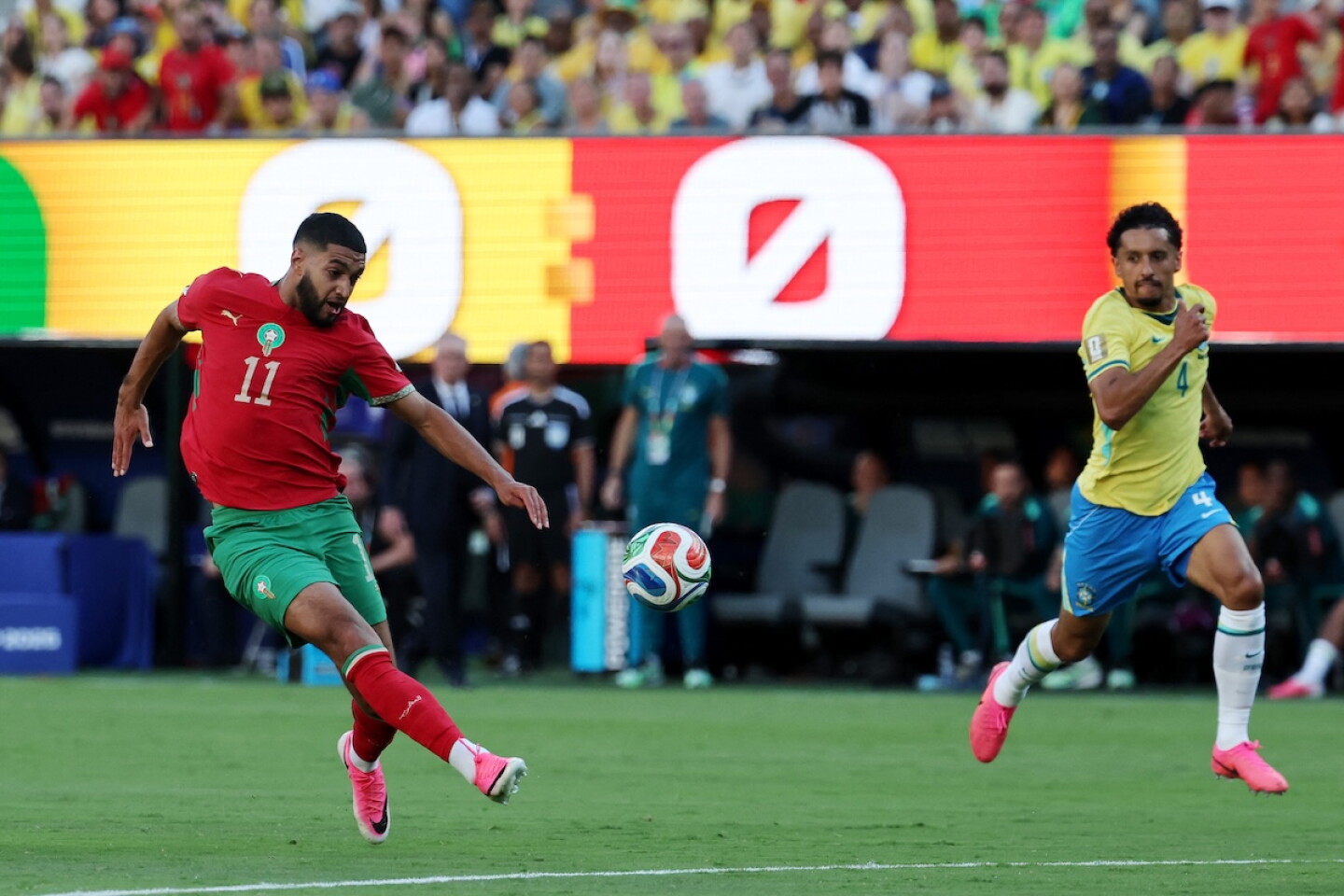 Marruecos frenó el ‘Joga Bonito’ de Brasil y empató el partido