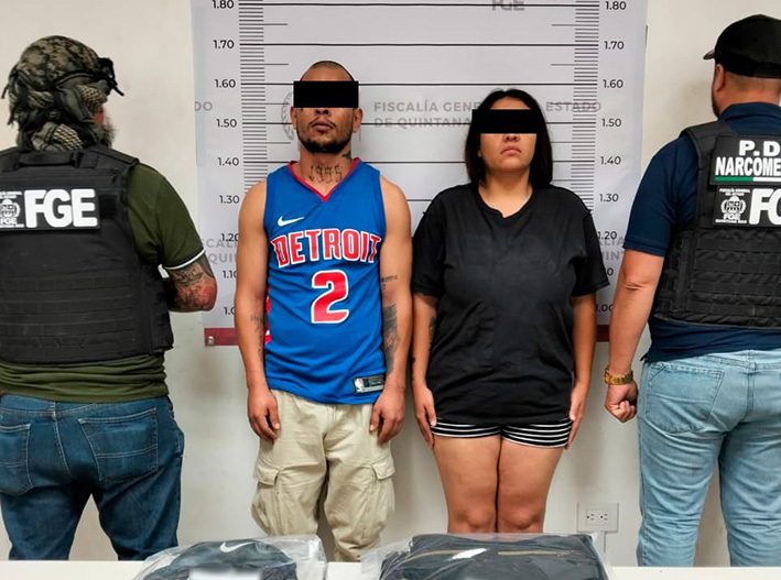 Caen seis presuntos narcomenudistas en Cancún; llevaban marihuana y piedra