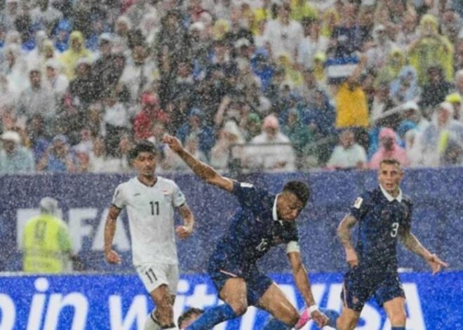 Suspenden Francia-Irak por tormenta eléctrica en Filadelfia