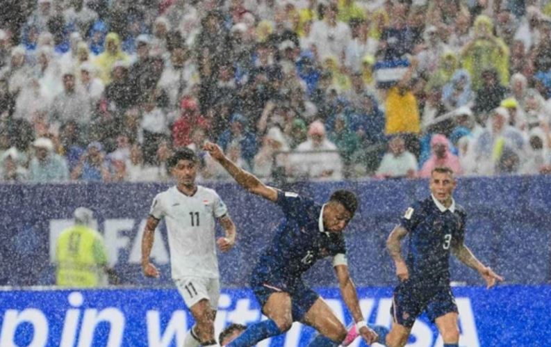 Suspenden Francia-Irak por tormenta eléctrica en Filadelfia