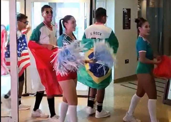 La fiesta mundialista también se vivió en los hoteles de Cancún