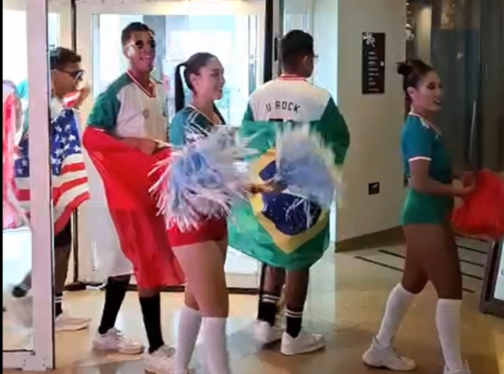La fiesta mundialista también se vivió en los hoteles de Cancún
